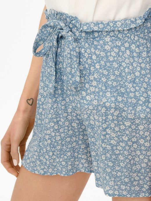 Shorts con estampado floral Only Cashmere Blue