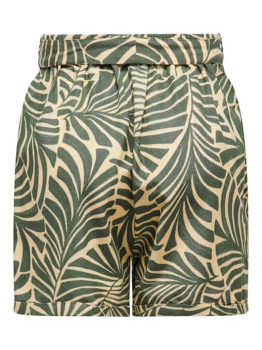Shorts con estampado hojas tropicales Only Kalamata