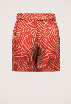 Shorts con estampado hojas tropicales Only Pureed Pumpkin