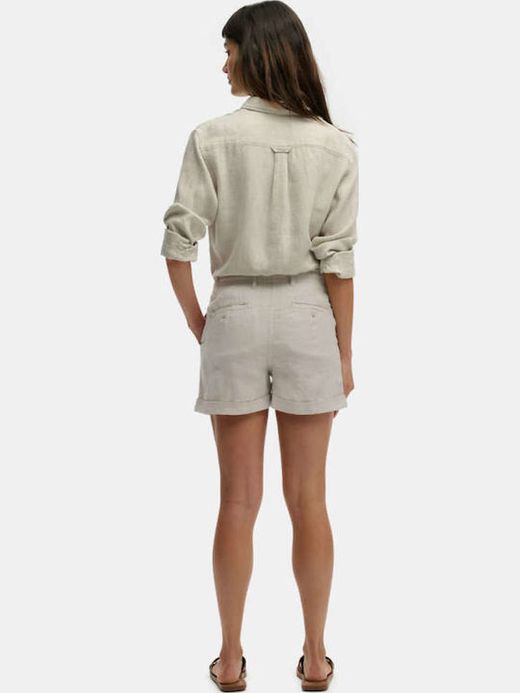Shorts con goma lino Superdry Light Stone