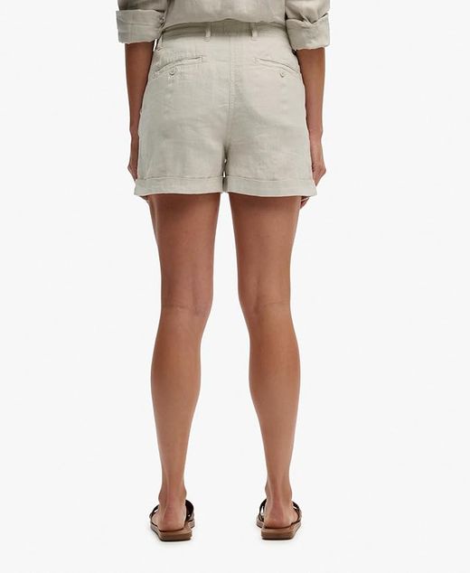 Shorts con goma lino Superdry Light Stone