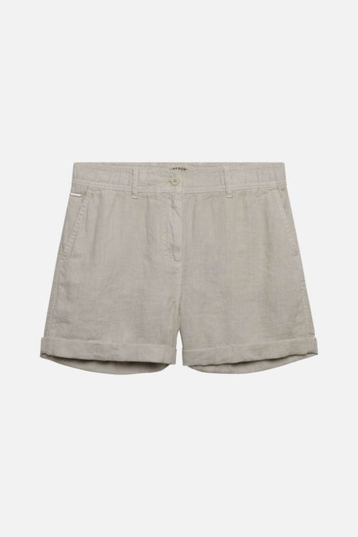 Shorts con goma lino Superdry Light Stone