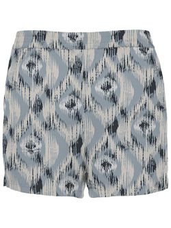 Shorts con goma y con estampado geométrico Only Faded Denim
