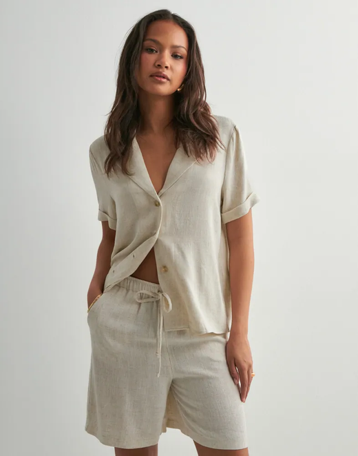 Shorts con goma y cordón Only Moonbean