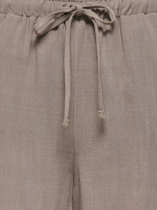 Shorts con goma y cordón Only Walnut