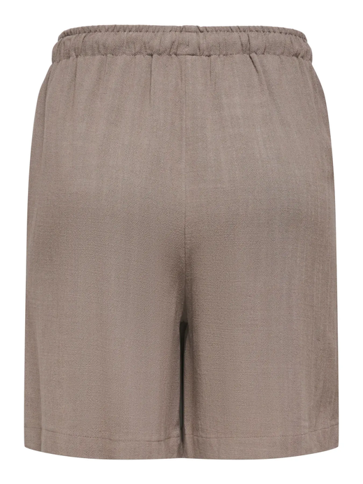 Shorts con goma y cordón Only Walnut
