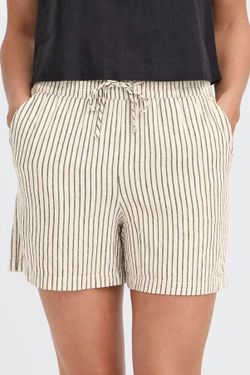 Shorts con goma y cordón rayas B.Young Rainy Day