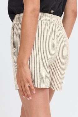 Shorts con goma y cordón rayas B.Young Rainy Day