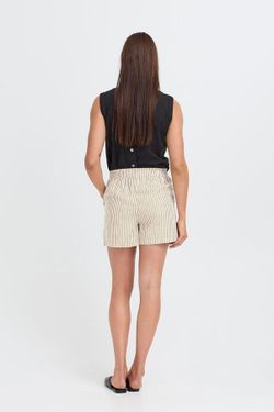 Shorts con goma y cordón rayas B.Young Rainy Day