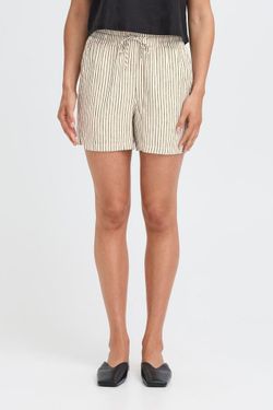 Shorts con goma y cordón rayas B.Young Rainy Day