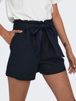 Shorts de lino con cinturón Jdy Sky Captain