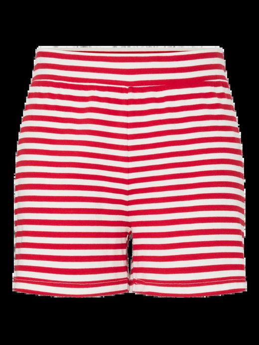 Shorts de punto canalé MW rayas Pieces Goji Berry