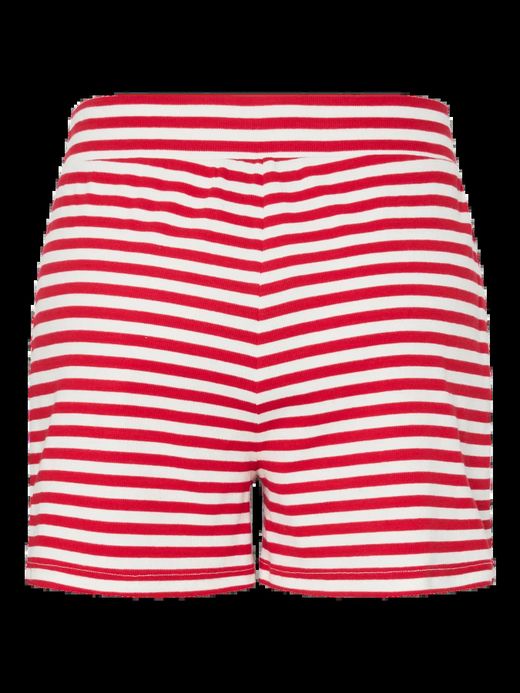 Shorts de punto canalé MW rayas Pieces Goji Berry