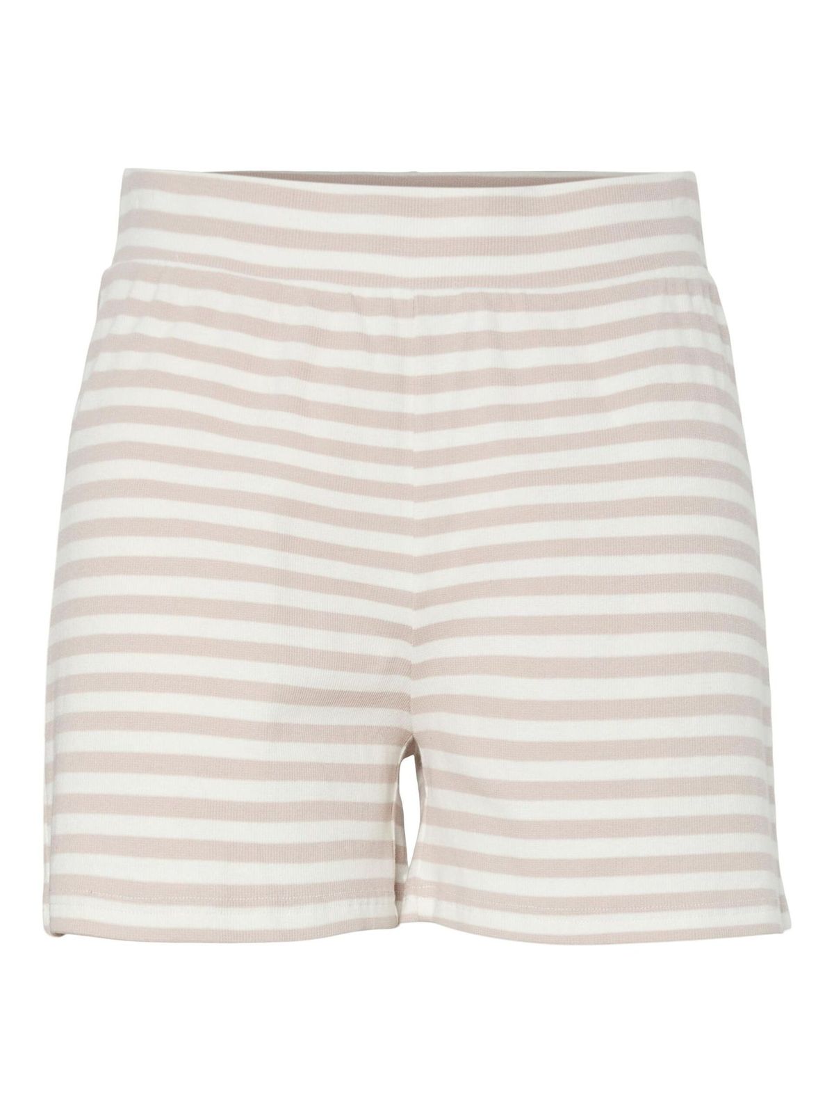 Shorts de punto canalé MW rayas Pieces Silver 4XL