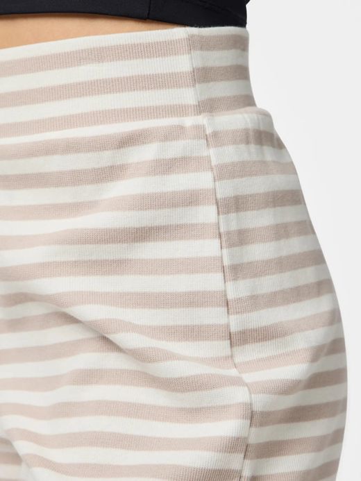 Shorts de punto canalé MW rayas Pieces Silver