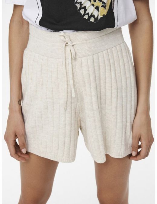 Shorts de punto canalé Only Pumice Stone