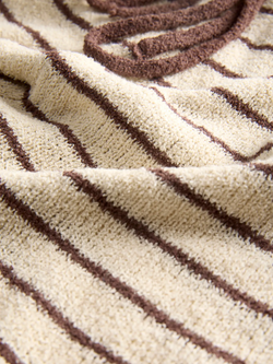 Shorts de punto con rayas Jjxx Bone White