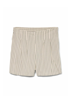 Shorts HW con goma con rayas diplomáticas Vero Moda Silver Lining / Anja Obsi