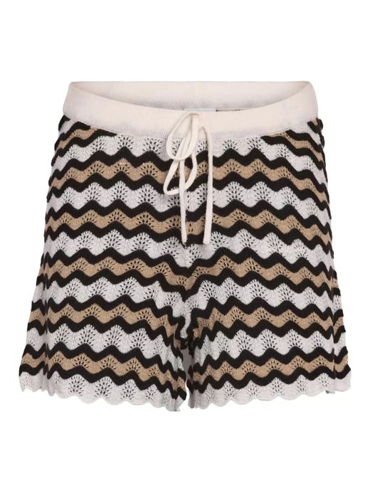Shorts HW de punto zig zag Noisy May Birch