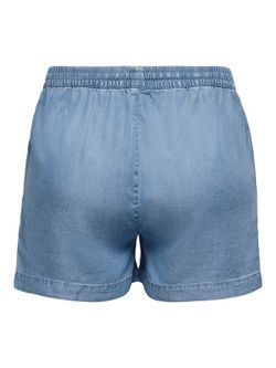 Shorts lyocell con goma Only Medium Blue