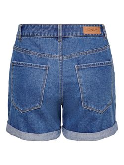 Shorts tejanos 5 bolsillos ancho Only Medium Blue
