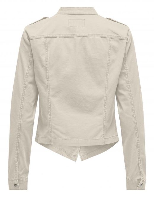 Sobrecamisa militar con repunteados Only Birch