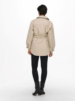 Sobrecamisa con cinturón Only Tigers Eye