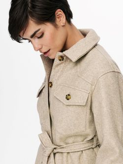 Sobrecamisa con cinturón Only Tigers Eye