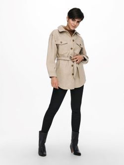 Sobrecamisa con cinturón Only Tigers Eye