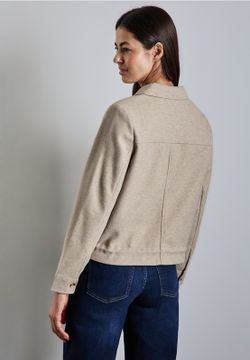 Sobrecamisa corta con bolsillos Street One Honey Sand