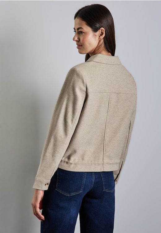 Sobrecamisa corta con bolsillos Street One Honey Sand