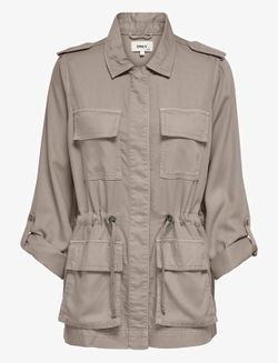 Sobrecamisa m. 3/4 Lyocell con bolsillos Only String