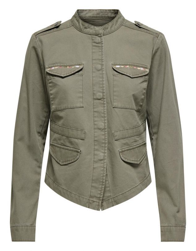 Sobrecamisa militar con repunteados Only Kalamata 32