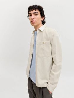 Sobrecamisa m/l de punto granulado Jack & Jones Moonstruck