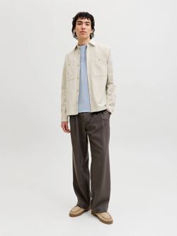 Sobrecamisa m/l de punto granulado Jack & Jones Moonstruck