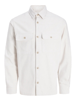 Sobrecamisa m/l jaspeada Jack & Jones Cloud Dancer