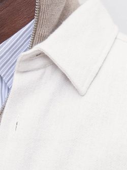 Sobrecamisa m/l jaspeada Jack & Jones Cloud Dancer