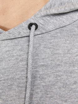 Sudadera básica con capucha Jack & Jones Light Grey Mela