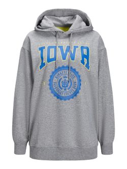 Sudadera capucha oversize Jjxx Light Grey Mela