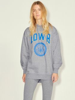 Sudadera capucha oversize Jjxx Light Grey Mela