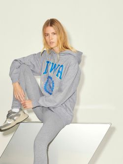Sudadera capucha oversize Jjxx Light Grey Mela