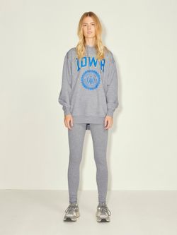 Sudadera capucha oversize Jjxx Light Grey Mela