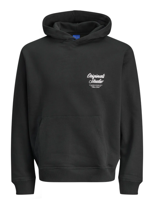Sudadera con capucha backprint Originals Studio Jack & Jones Black