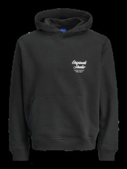 Sudadera con capucha backprint Originals Studio Jack & Jones Black