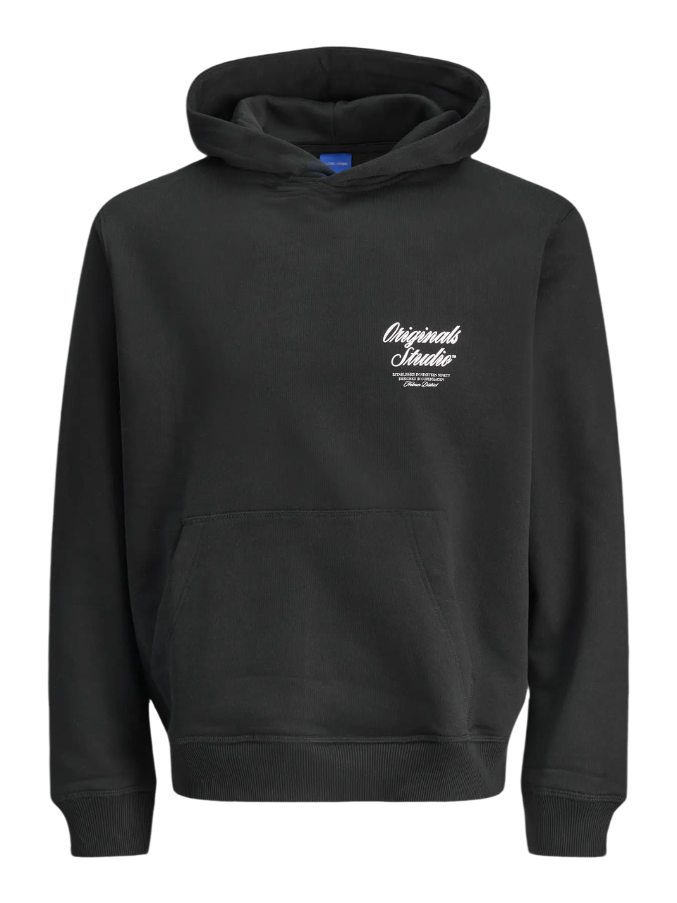 Sudadera con capucha backprint Originals Studio Jack & Jones Black