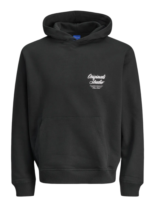 Sudadera con capucha backprint Originals Studio Jack & Jones Black