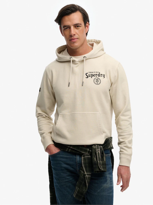 Sudadera con capucha con backprint tigre & dragón Superdry Rainy Day