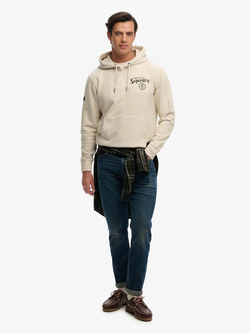 Sudadera con capucha con backprint tigre & dragón Superdry Rainy Day