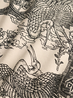 Sudadera con capucha con backprint tigre & dragón Superdry Rainy Day