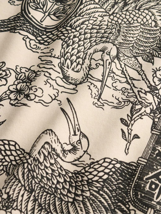 Sudadera con capucha con backprint tigre & dragón Superdry Rainy Day